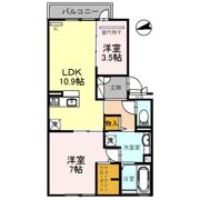 アムール久宝寺の間取り画像