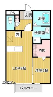 モナリエつのの間取り画像