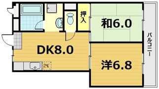 山治ハイツの間取り画像