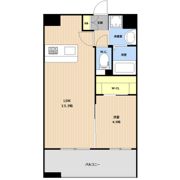 LIBTH新町WESTの間取り画像