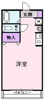 レジデンス遊園前の間取り画像