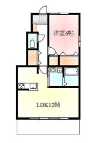 リッセン Aの間取り画像