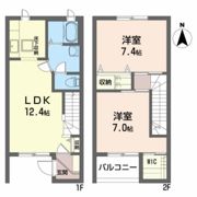 イーストテラスの間取り画像
