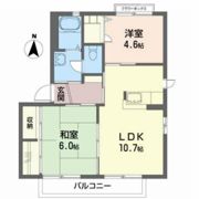 ユーロディアスASAKA Cの間取り画像