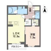 エストグラン 虎丸の間取り画像