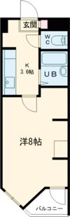 アプリーレ京町の間取り画像