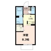 メゾンオリーブの間取り画像