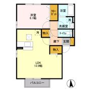プラート Cの間取り画像