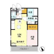 ナッツ Aの間取り画像