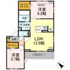 ボヌールⅡの間取り画像