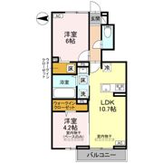 ナーシュドム割出の間取り画像