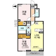 ナーシュドム割出の間取り画像