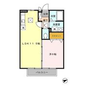 サニーコート杉本 Cの間取り画像