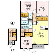 コンフォール・アマ Eの間取り画像