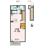 セレナ中条の間取り画像
