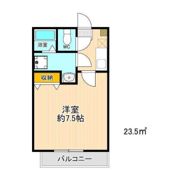 クレフラスト久留米大B棟の間取り画像