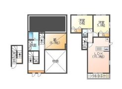 ベルリード北島Aの間取り画像