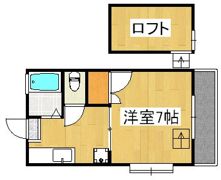 キャプテンハイツⅡ B棟の間取り画像