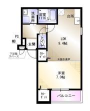 リバーサイド レジデンスの間取り画像
