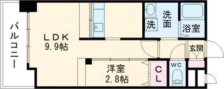 シャトー・デュ・アーサーの間取り画像
