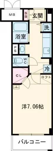 ｳﾞｨﾗさくらの間取り画像
