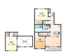 ベルリード北島Cの間取り画像