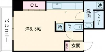 ライオンズマンション神戸西元町の間取り画像
