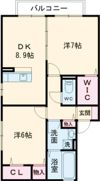 D-room美田の間取り画像