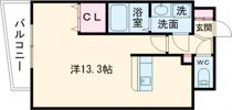 CROSS HALL 慶徳の間取り画像