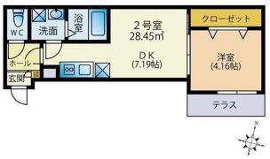 AJ柏EastⅢの間取り画像