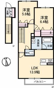 シャーメゾン池園の間取り画像