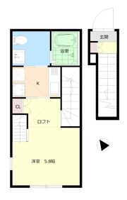 ロフトステアの間取り画像