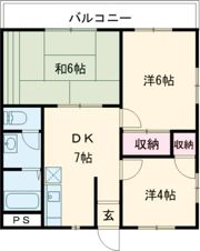 渡辺コーポの間取り画像