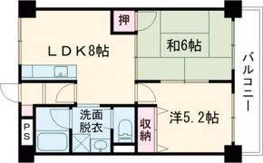 ラシュレ玉下の間取り画像