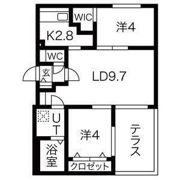 レガリア平岸の間取り画像