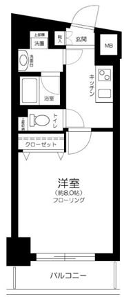 CALM．KOIWA WESTの間取り画像