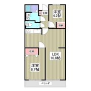 ファミール吉川の間取り画像