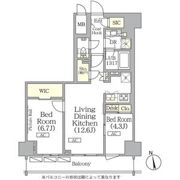 ザ・パークハビオ神楽坂レジデンスSouthの間取り画像