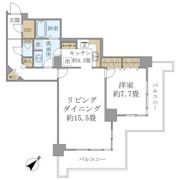 トルナーレ日本橋浜町の間取り画像