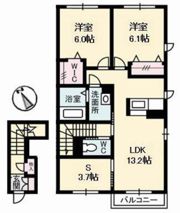 グランドール川口 C棟の間取り画像