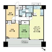 ライオンズ町田クロスデュオの間取り画像