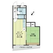 ライオンズマンション八王子めじろ台の間取り画像