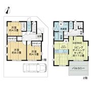 国立市北2丁目戸建の間取り画像