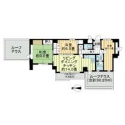 朝日白山マンションの間取り画像