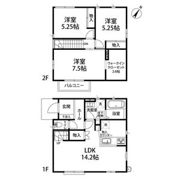 姉崎西二丁目戸建の間取り画像