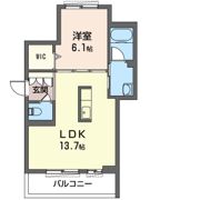 レフィシア チエの間取り画像