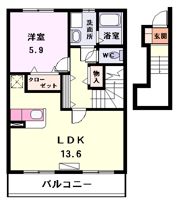 ソレイユフレールの間取り画像