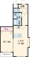 ホポロ大形本町の間取り画像