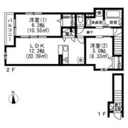 メルヴェーユ代沢の間取り画像