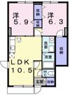 リファインドBの間取り画像